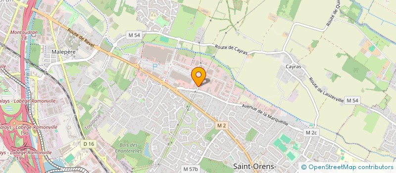 localisation de l'entreprise AMP EXPERTISE COMPTABLE  TOULOUSE