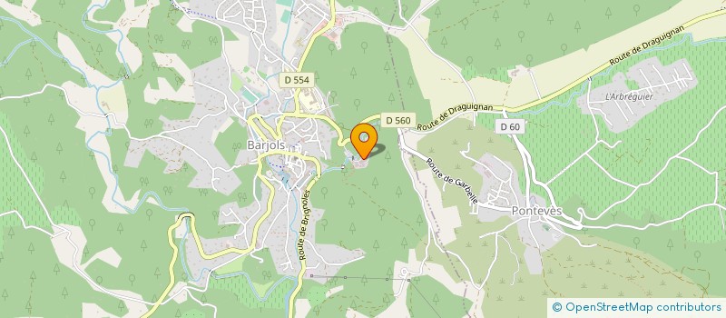 localisation de l'entreprise AMP GIANGRASSO à BARJOLS