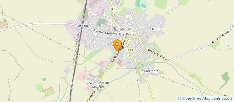 localisation de l'entreprise AMP HOLDING à BOHAIN-EN-VERMANDOIS