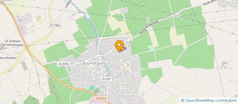 localisation de l'entreprise AMP IMMO  BOUILLARGUES