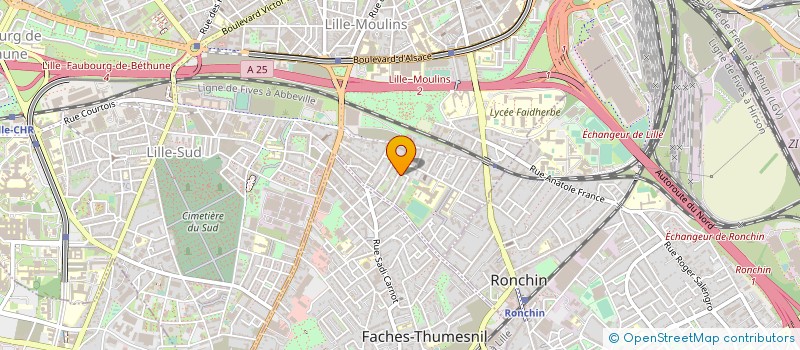 localisation de l'entreprise AMP IMMOBILIER à LILLE