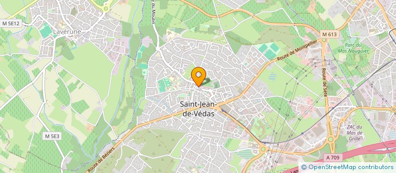 localisation de l'entreprise AMP IMMOBILIER  SAINT-JEAN-DE-VEDAS