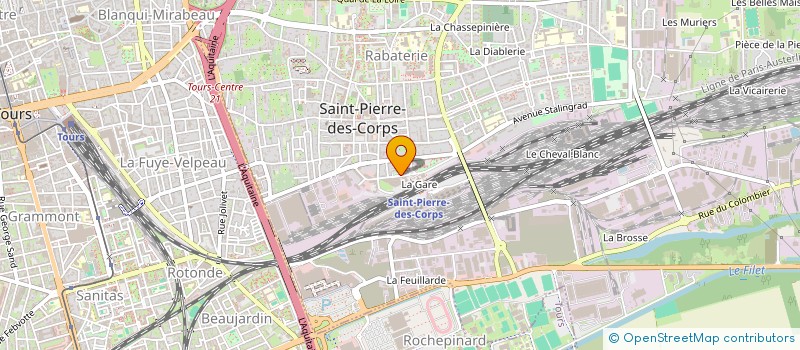 localisation de l'entreprise AMP IMMOBILIER  SAINT-PIERRE-DES-CORPS