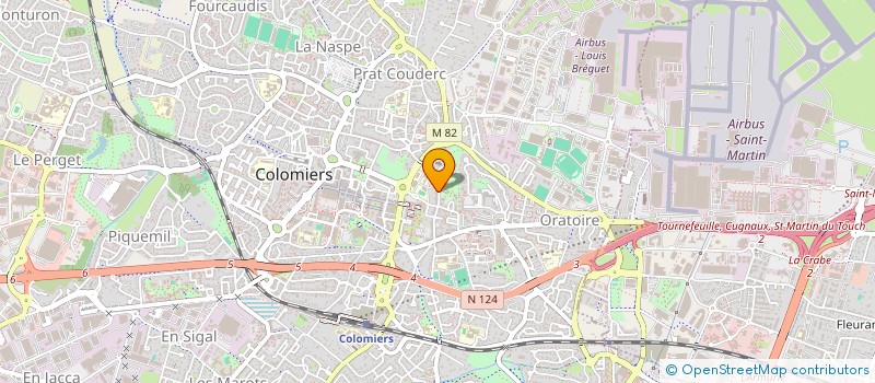 localisation de l'entreprise AMP MAISONS ET PAVILLONS à COLOMIERS