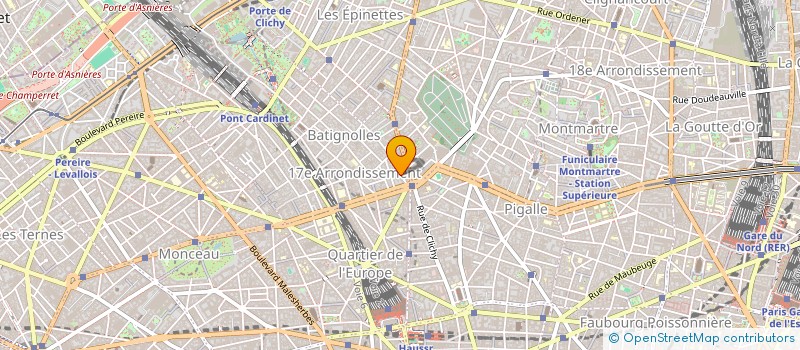 localisation de l'entreprise AMP PRODUCTION à PARIS