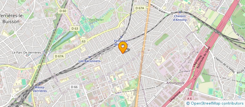 localisation de l'entreprise AMP PROJETS  ANTONY