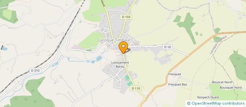 localisation de l'entreprise AMP RACING BY GARAGE ROMERO  LAROQUE-TIMBAUT