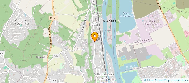 localisation de l'entreprise AMP78  VILLENNES-SUR-SEINE