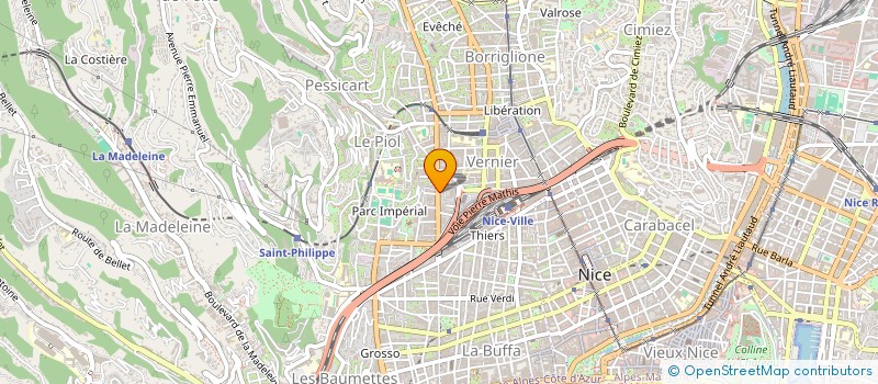 localisation de l'entreprise AMPA à NICE
