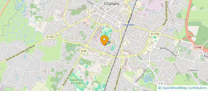 localisation de l'entreprise AMPABALY à CHALLANS