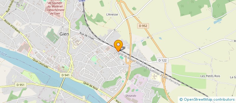 localisation de l'entreprise AMPADIS à GIEN
