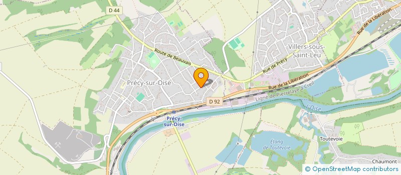 localisation de l'entreprise AMPAK EURL à PRECY-SUR-OISE