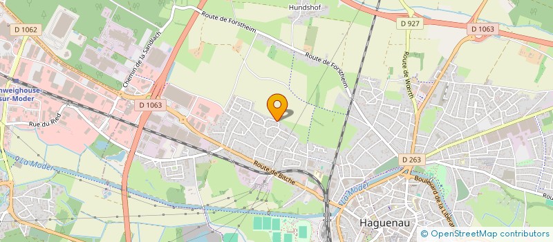 localisation de l'entreprise AMPATHIE IMMOBILIER à HAGUENAU