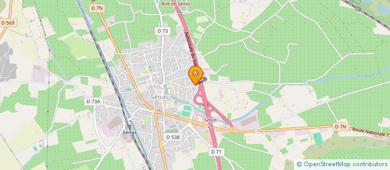 localisation de l'entreprise AMPB  SENAS