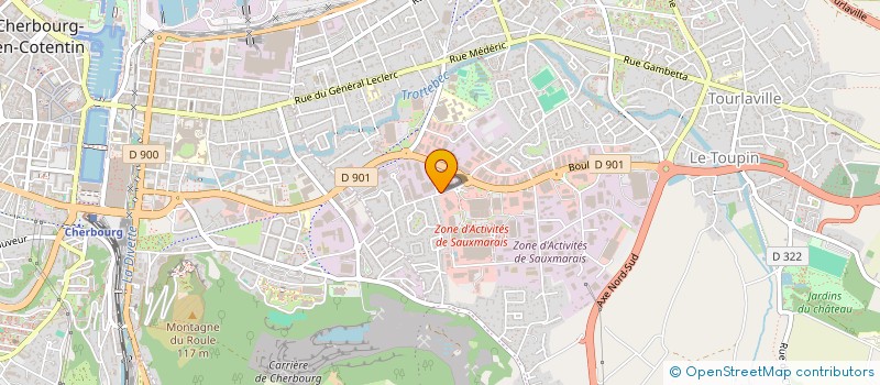 localisation de l'entreprise AMPEF  CHERBOURG-EN-COTENTIN