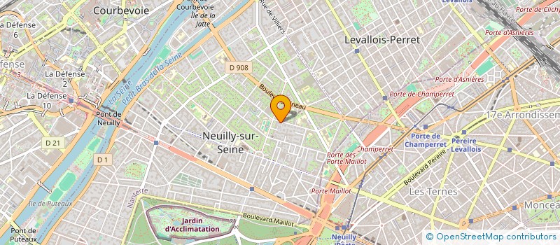 localisation de l'entreprise AMPELOS 1 à NEUILLY-SUR-SEINE