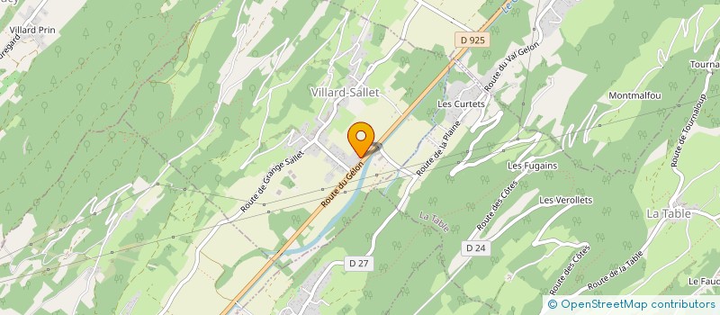 localisation de l'entreprise AMPER'ET SUN  VILLARD-SALLET