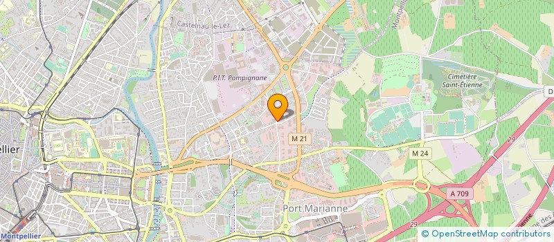 localisation de l'entreprise AMPERE à MONTPELLIER