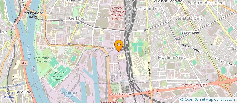 localisation de l'entreprise AMPERE  LYON