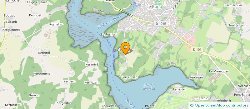 localisation de l'entreprise AMPERE  LE BONO