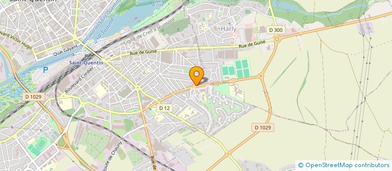 localisation de l'entreprise AMPERE A VOLTA à SAINT-QUENTIN