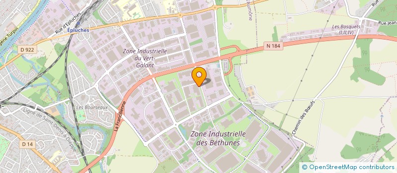 localisation de l'entreprise AMPERE INDUSTRIE à SAINT-OUEN-L'AUMONE