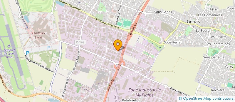 localisation de l'entreprise AMPERE MD2  CHASSIEU