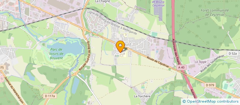 localisation de l'entreprise AMPERE & POSE à CEYZERIAT