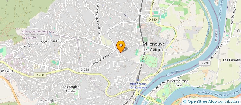 localisation de l'entreprise AMPERE SCI  VILLENEUVE-LES-AVIGNON