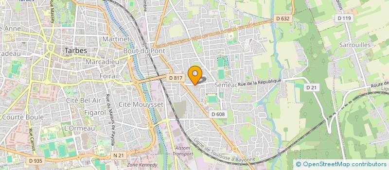 localisation de l'entreprise AMPERE-SOUND  SEMEAC