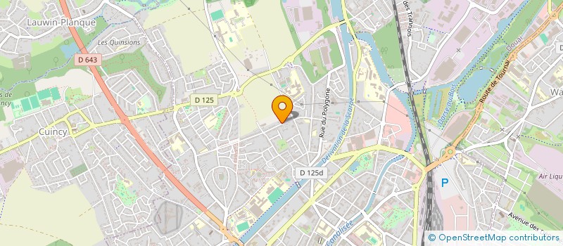 localisation de l'entreprise AMPERSAND à DOUAI