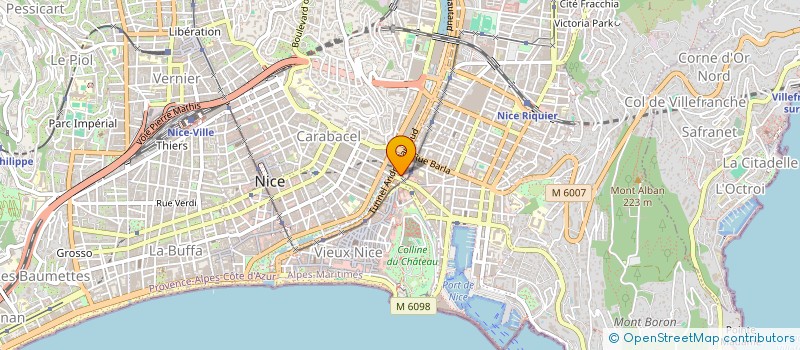 localisation de l'entreprise AMPERSAND INFORMATIQUE à NICE