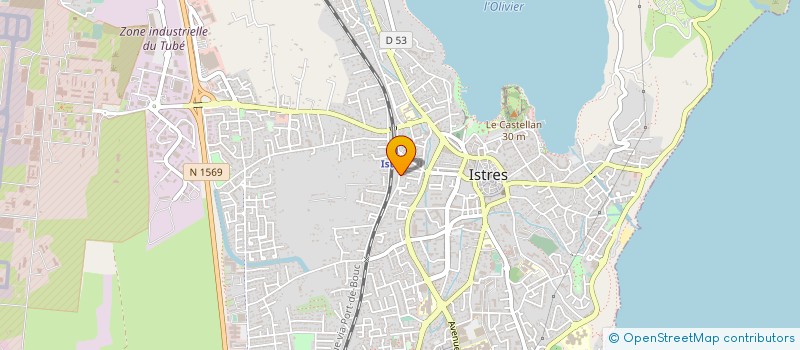localisation de l'entreprise AMPEVAS à ISTRES
