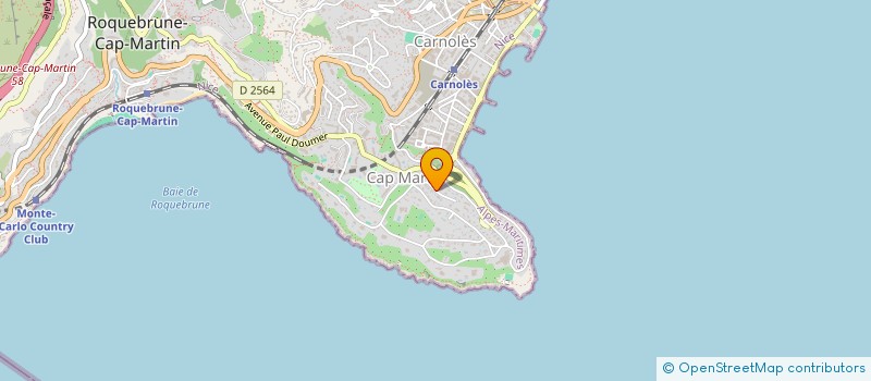 localisation de l'entreprise AMPEZZA LIMITED STE à ROQUEBRUNE-CAP-MARTIN