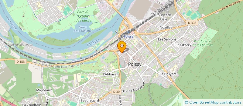 localisation de l'entreprise AMPF  POISSY