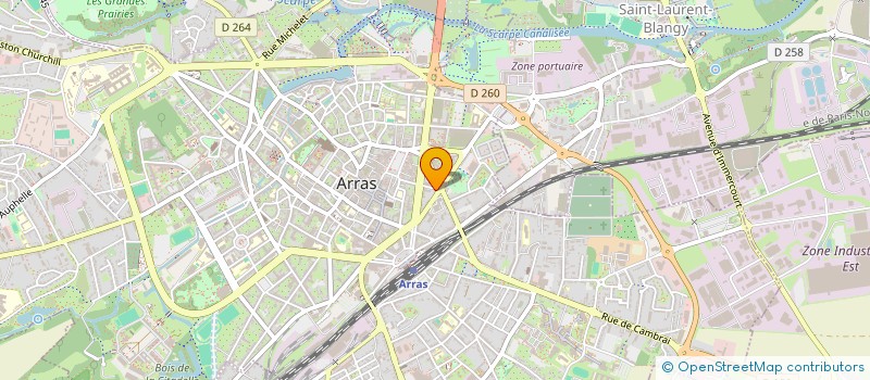 localisation de l'entreprise AMPH à ARRAS