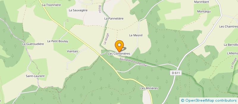 localisation de l'entreprise AMPHAN à LE MAGE