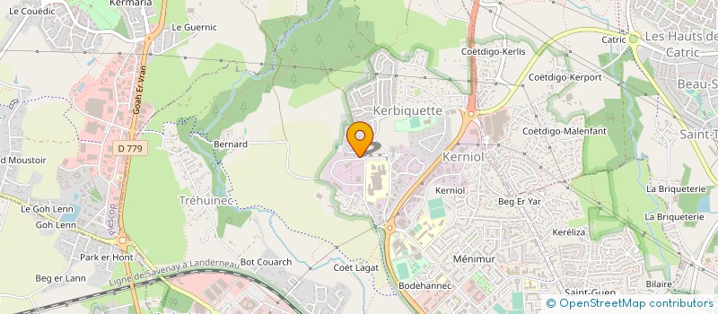 localisation de l'entreprise AMPHAWA à VANNES