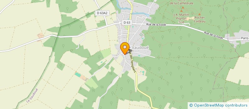 localisation de l'entreprise AMPHI 77  LE VAUDOUE