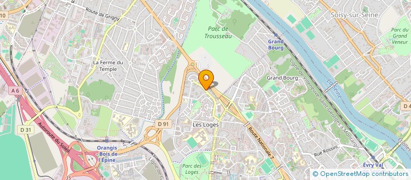 localisation de l'entreprise AMPHIA CONSEIL ET FORMATION à EVRY-COURCOURONNES