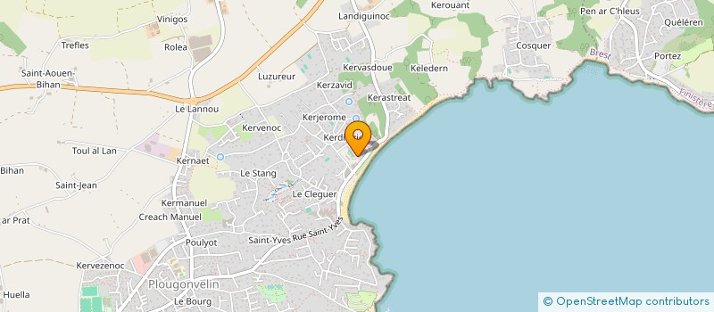 localisation de l'entreprise AMPHIDINE  PLOUGONVELIN