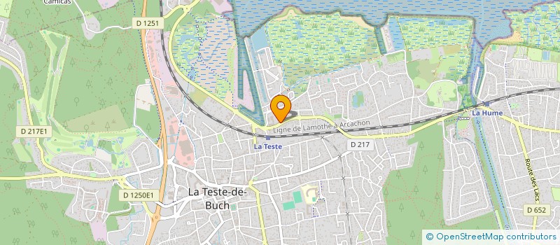 localisation de l'entreprise AMPHITRITE à LA TESTE-DE-BUCH