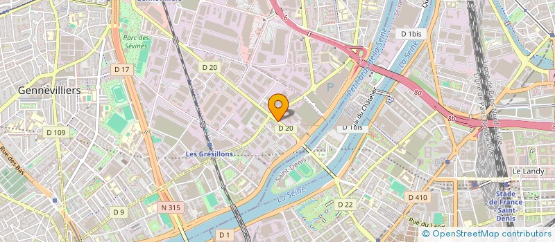 localisation de l'entreprise AMPHITRYON  GENNEVILLIERS