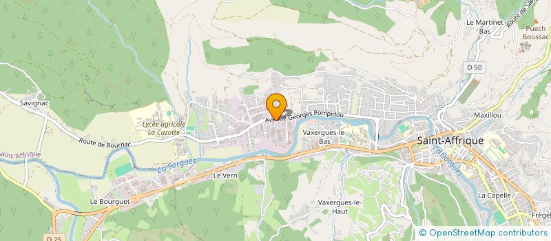 localisation de l'entreprise AMPHITRYON  SAINT-AFFRIQUE