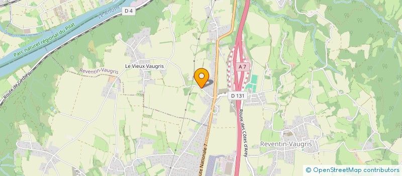 localisation de l'entreprise AMPHITRYON  REVENTIN-VAUGRIS