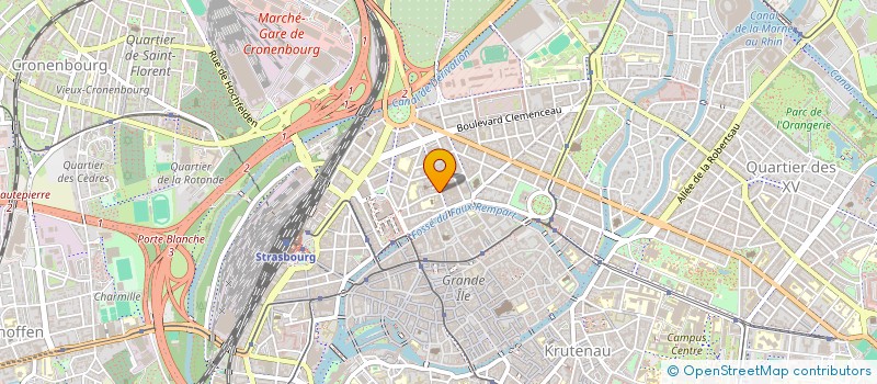 localisation de l'entreprise AMPHORA - UN NOUVEL ART DE VIVRE à STRASBOURG