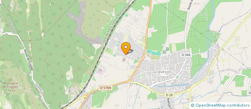 localisation de l'entreprise AMPHORES  GRAVESON