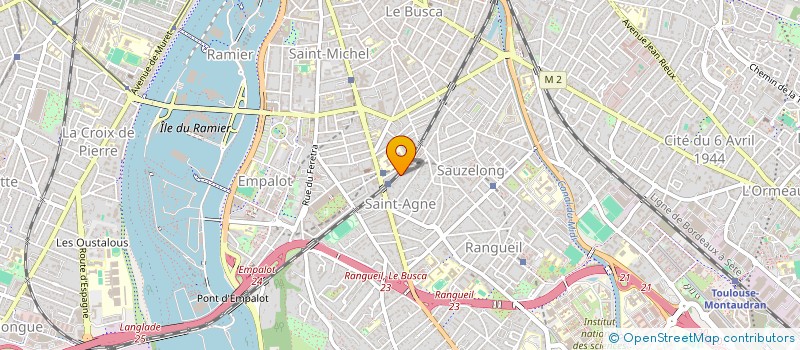 localisation de l'entreprise AMPI à TOULOUSE