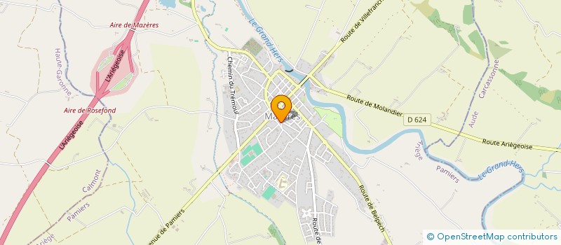 localisation de l'entreprise AMPIXEL à MAZERES