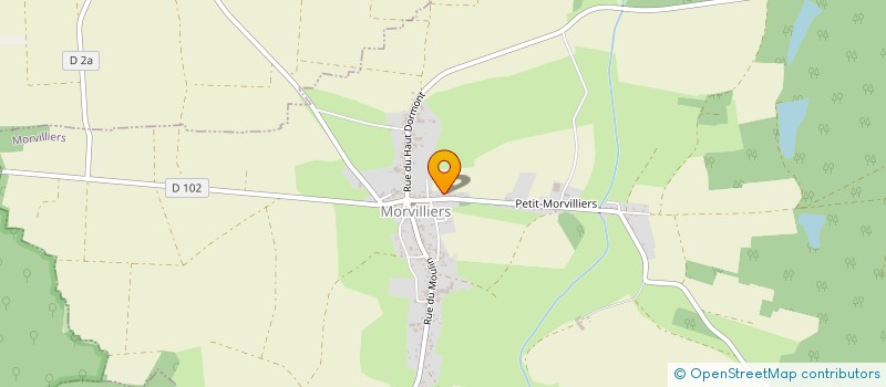 localisation de l'entreprise AMPJ  MORVILLIERS